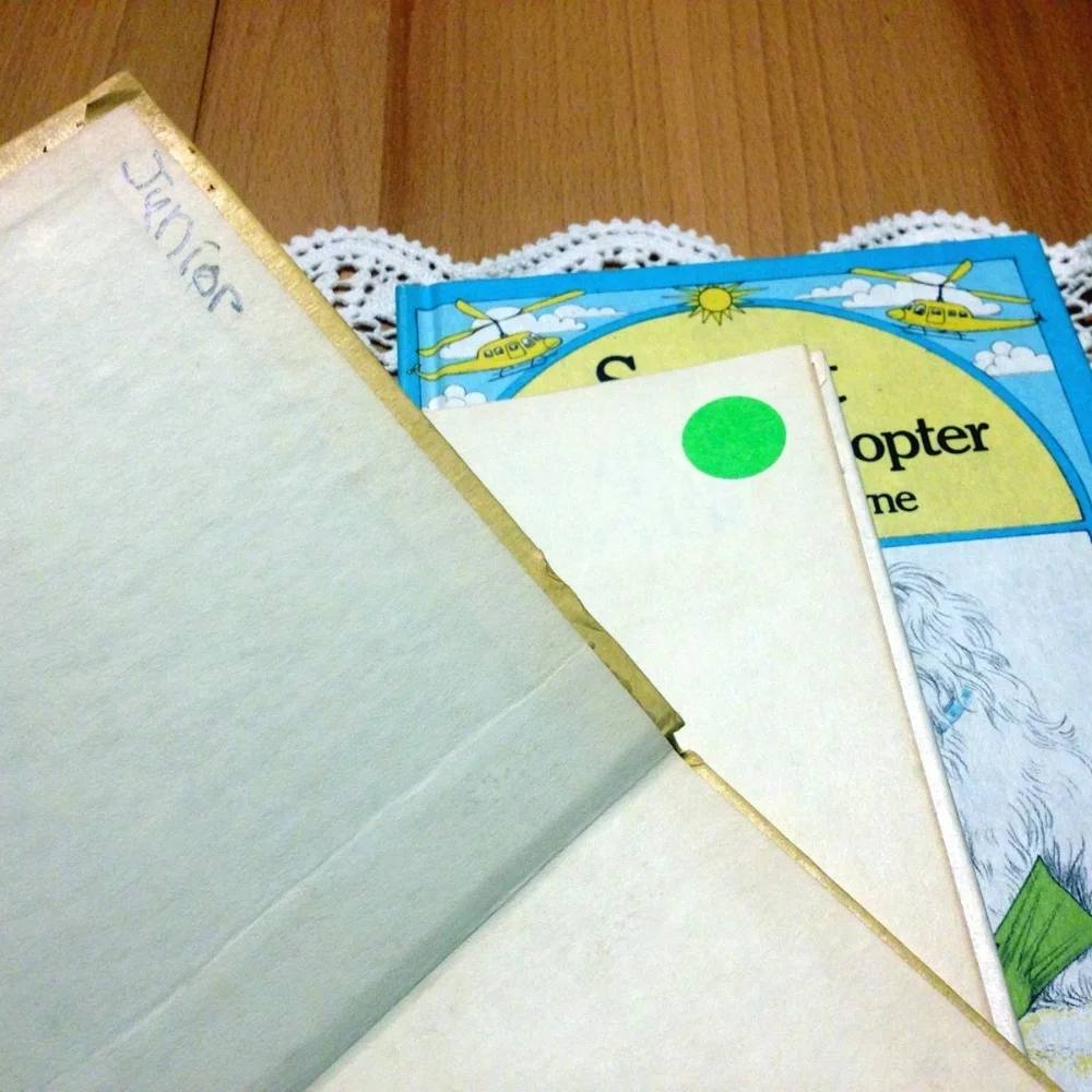 Vintage Sprout hardbacks, children's books also nice for decor